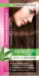 Marion Șampon nuanțator pentru păr cu aloe - Marion Color Shampoo With Aloe 63 - Chocolate Brown
