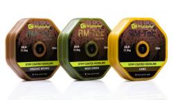 RidgeMonkey RM-Tec Stiff Coated Hooklink előkezsinór 25lb Organic Brown (8203-12657)