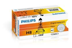 Philips Bec auto halogen pentru far Philips Vision+30% H8 35W 12V