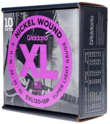 D'Addario EXL120-10P Elektromos gitárhúrok (EXL120-10P)