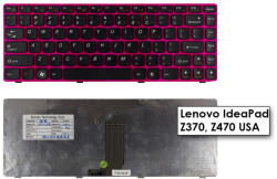 Lenovo IdeaPad Z370, Z470 gyári új US angol pink billentyűzet