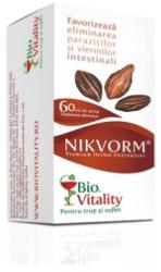 Bio Vitality Sirop pentru Eliminarea Parazitilor Intestinali Nikvorm, 60 ml, Bio Vitality