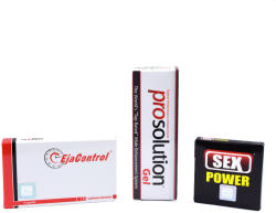  PACHET ProSolution Gel + Sex Power + EjaControl 4 cps