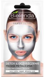 Bielenda Mască-detox pentru ten gras și combinat - Bielenda Silver Detox Metallic Mask 8 g Masca de fata