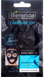 Bielenda Mască de curățare cu cărbune pentru ten uscat - Bielenda Carbo Detox Cleansing Mask Dry and Sensitive Skin 8 g Masca de fata