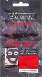 Bielenda Mască de curățare cu carbon - Bielenda Carbo Detox Peel-Off Purifying Charcoal Mask 2 x 6 g