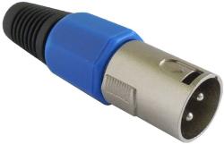 3024BL 3 pólusú XLR dugó