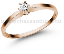 E331RB09 - GYÉMÁNT: 0.09 CT (=2.8mm Ø) Eljegyzési Gyűrű (E331RB09)