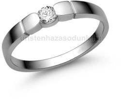 E310FB16 - GYÉMÁNT: 0.16 CT (=3.5mm Ø) Eljegyzési Gyűrű (E310FB16)