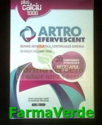 Health Advisors Artro Efervescent Plus Calciu 1000 60cpr 3 Tuburi Health