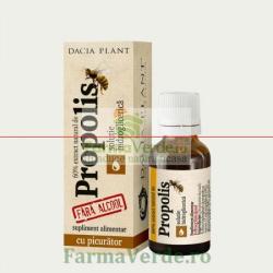 Dacia Plant Propolis tinctura fara alcool cu picurator 20 ml DaciaPlant