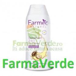 Farmec-gerovital-aslavital FARMEC NATURAL Demachiant 2 in 1 cu Argan 200 ml