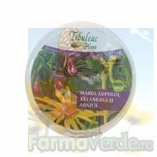 Tibuleac Plant Salinfitofarm Crema tip unguent cu marul lupului tataneasa si arnica, 60 gr Tibuleac Plant