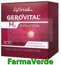 Farmec-gerovital-aslavital Corector pete pigmentare 50ml Gerovital H3 Evolution Farmec