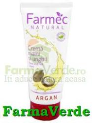 Farmec-gerovital-aslavital FARMEC NATURAL Crema Maini si Unghii cu Argan 100 ml