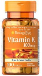 Puritan's Pride Vitamin K 100 mg tabletta 100 db