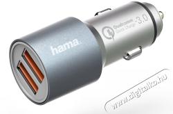 Hama Qualcomm dupla USB autós töltő (173654)