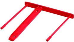 Fellowes Lefűzõklip, műanyag, 85 mm, FELLOWES, Bankers Box®, piros (IFW00896) - tutitinta