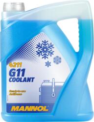 MANNOL G11 Antifreeze 4211 készre kevert fagyálló, kék (-30°C, 5L)