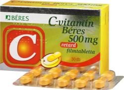 BÉRES C-vitamin Béres 500 mg Retard filmtabletta 30 db