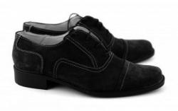 Rovi Design Pantofi barbati piele naturala (Intoarsa) casual-eleganti (P32N)