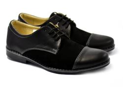 Rovi Design Pantofi barbati casual - eleganti din piele naturala - ROV858N (ROV858N)