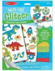 Melissa & Doug Glitter pufi matrica készítő - Kaland (9501)