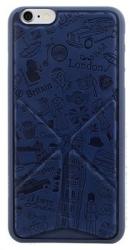 OZAKI c Travel London iPhone 6s plus/6+ Állvány és Tok - Kék (OC596LD)