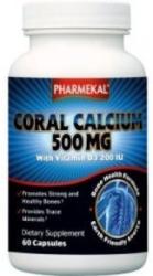Pharmekal Corall kalcium 500 mg+D3-vitamin 200 IU kapszula 60 db