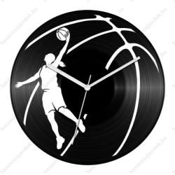 Kosárlabda - női játékos bakelit óra (bak-sp-043)
