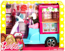 Mattel Barbie Streetfood bisztró robogója (FHR08)