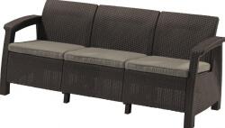 Keter Allibert Kanapé CORFU LOVE SEAT MAX Barna (17/428)