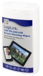 SET CURATARE LOGILINK, 100 servetele pt. curatare LCD