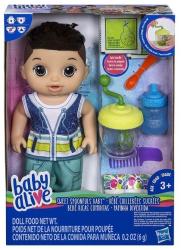 Hasbro Baby Alive cu părul brun cu mixer (E0636)