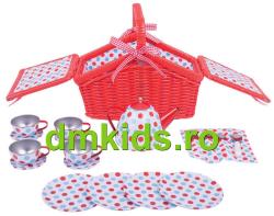Bigjigs Toys Setul meu de picnic cu buline BJ630 Bucatarie copii