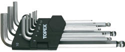 Topex Set chei imbus, 1.5-10 mm, 9 buc, Topex (35D957)