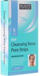 Beauty Formulas Benzi de curățare profundă a porilor de pe nas - Beauty Formulas Deep Cleansing Nose Pore Strips 6 buc