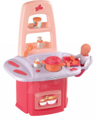 Ecoiffier Masă pentru înfăşat Nursery Écoiffier pentru păpuşă cu bucătărie cu 14 accesorii de la 18 luni (ECO2870)