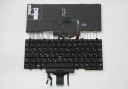 Dell Latitude E5450 E5470 E5480 E5490 E7450 E7470 E7480 5480 5490 5491 5495 7480 7490 series trackpointtal (pointer) háttérvilágítással (backlit) fekete magyar (HU) laptop/notebook billentyűzet gyári