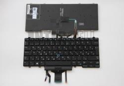 Dell Latitude E5450 E5470 E5480 E5490 E7450 E7470 E7480 5480 5490 7480 7490 series trackpointtal (pointer) háttérvilágítással (backlit) fekete magyar (HU) laptop/notebook billentyűzet gyári