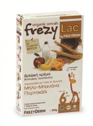 FREZYDERM Био храна за дежа 6м. + с пробиотик , Frezyderm Frezylac BIO Cereal Cereals - Milk - Fruits 200gr