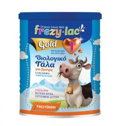 FREZYDERM Чисто органично бебешко краве мляко на прах 0-6М. , Frezyderm Frezylac Gold 1 , 400gr