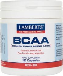 LAMBERTS ЛАМБЕРТС bcaa РАЗКЛОНЕНИ АМИНОКИСЕЛИНИ 180 КАПС. / lamberts bcaa 180caps