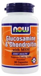 NOW НАУ ФУДС ГЛЮКОЗАМИН + ХОНДРОИТИН + МСМ КАПС. * 90 / now glucosamine & chondroitin with msm, 90 caps