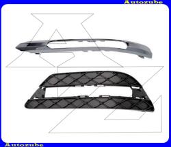 MERCEDES C W204 2011.04-2014.01 Első lökhárító rács bal, krómdíszléccel "nappalifényeshez" ME4401250