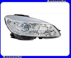 MERCEDES C W204 2007.01-2011.03 Fényszóró jobb fehér indexes (H7/H7) motorral TYC 20-11251-05-2