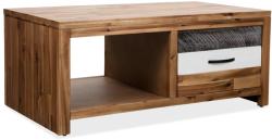 vidaXL Măsuță de cafea, lemn masiv de acacia, 90x50x37, 5 cm (246043) Masa de cafea