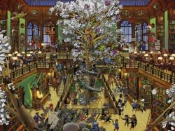 Heye Triangular puzzle - Library, Oesterle 1500 db-os (29840)