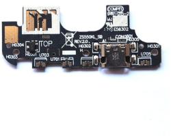 tel-szalk-008505 Asus Zenfone 3 Deluxe 5.5 ZS550KL töltőcsatlakozó port, flexibilis kábel / töltő csatlakozó flex (tel-szalk-008505)