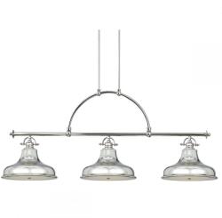 Quoizel Suspensie EMERY, argintiu, H: 198.4cm, 3 becuri, QZ-EMERY3P-IS (QZ-EMERY3P-IS)